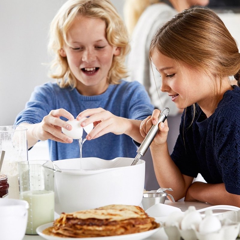 Rosti MARGARETHE Miska Kichenna z Melaminy - Zestaw 2 Misek z Pokrywkami 4 El. - Czarny