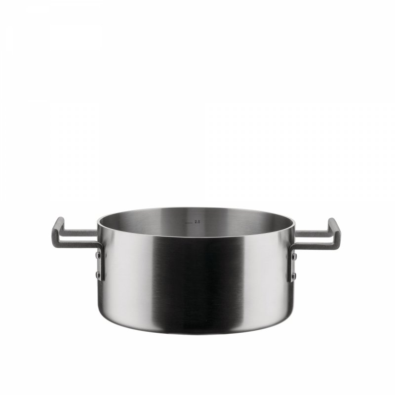 Alessi CONVIVO Garnek Stalowy 3,1 l / Srebrny Matowy