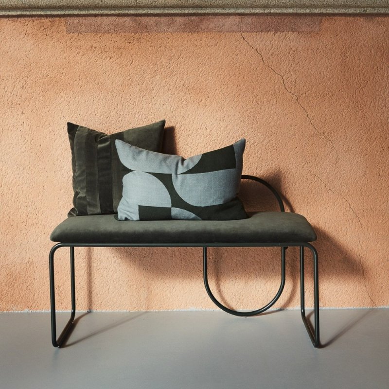 Aytm ANGUI Ławka Tapicerowana / Różowa