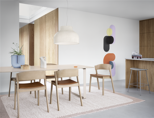 Muuto COVER SIDE Krzesło Drewniane - Zielone