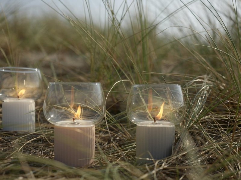 RIG-TIG by Stelton HYGGE Świecznik - Lampa Naftowa - Szara