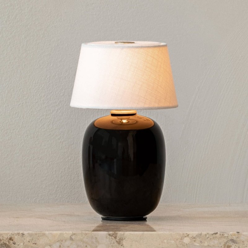 Audo TORSO Bezprzewodowa Lampa LED / Kremowa