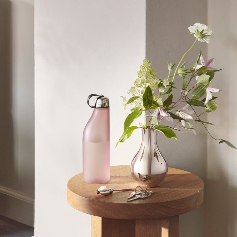 Georg Jensen SKY Butelka do Wody z Tritanu 500 ml / Różowa