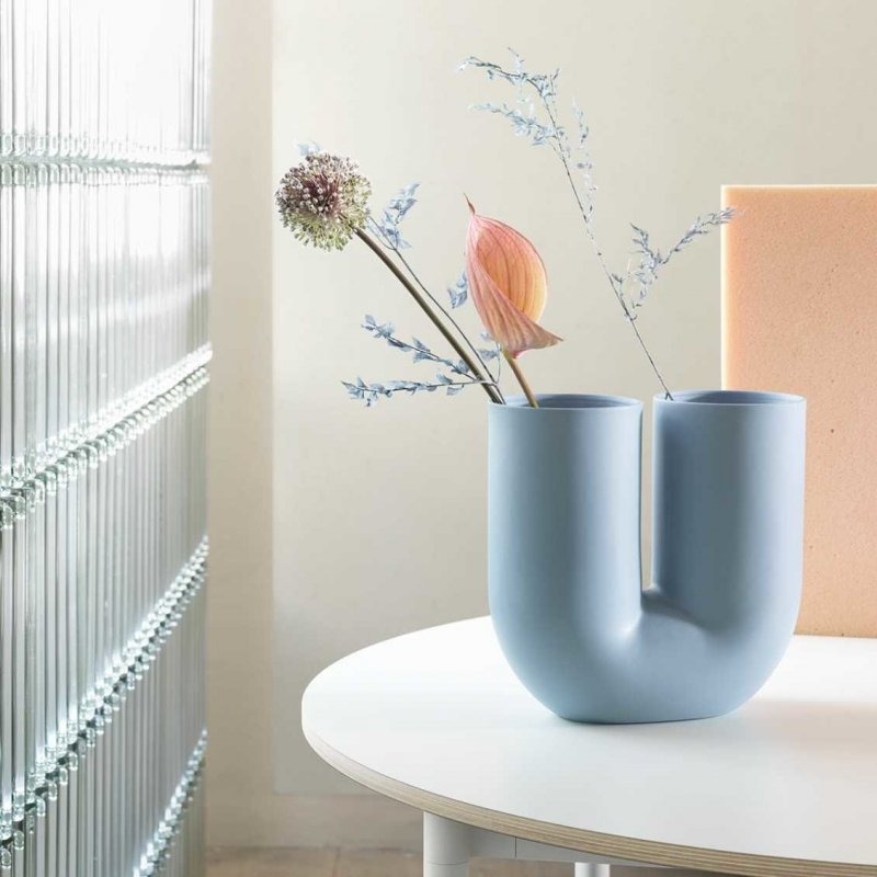 Muuto KINK Wazon do Kwiatów - Niebieski / Light Blue