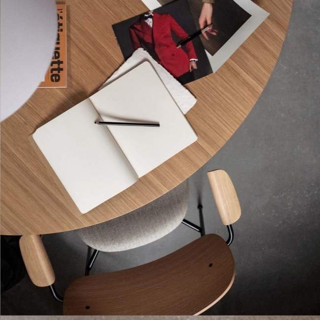Menu ANDROGYNE Stół Okrągły 150 cm Dąb Naturalny