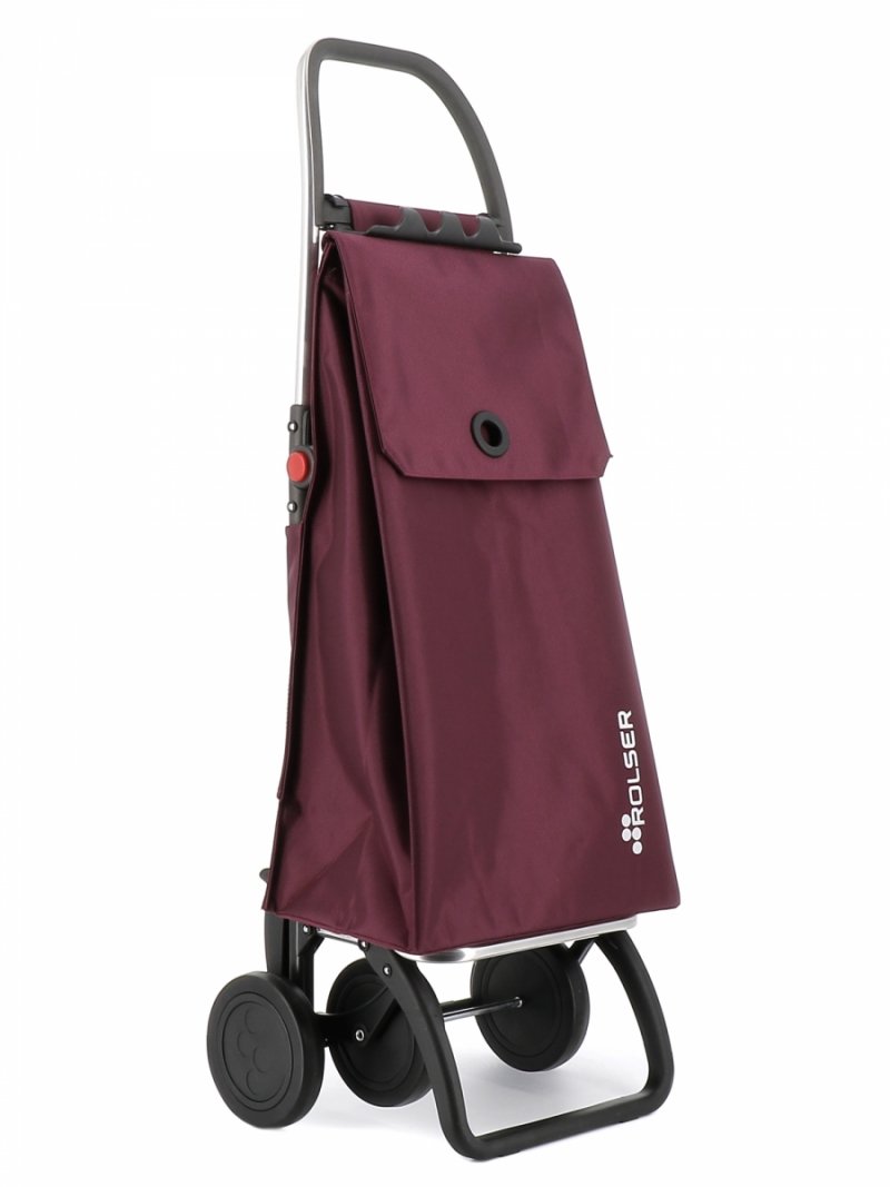 Rolser AKANTO MF 4L Wózek na Kółkach - Torba na Zakupy / Bordowy