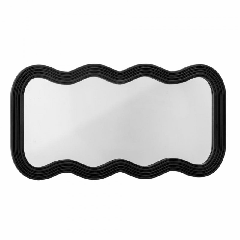 Bloomingville PARKER Lustro Ścienne 100 cm / Czarne