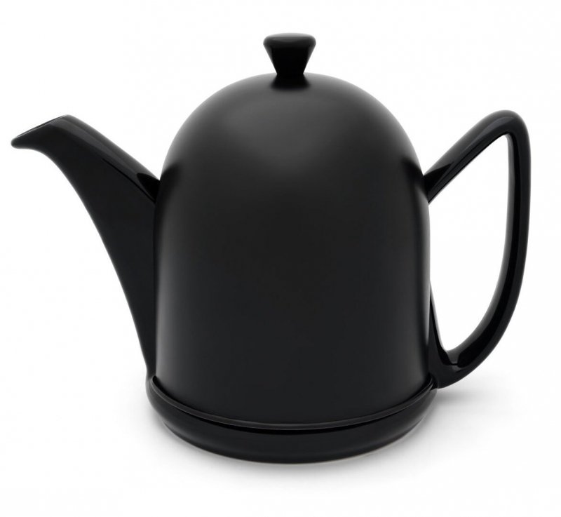 Bredemeijer COSY MANTO Dzbanek do Herbaty z Osłoną Termiczną 1 l Czarny Matowy