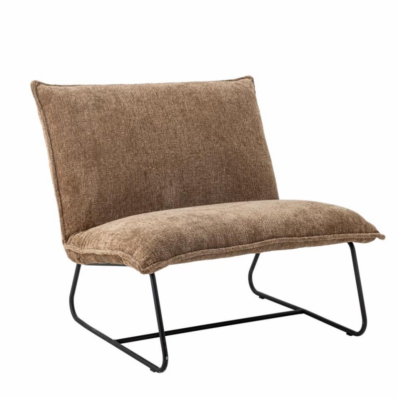 Bloomingville CAPE Fotel Lounge / Brązowy