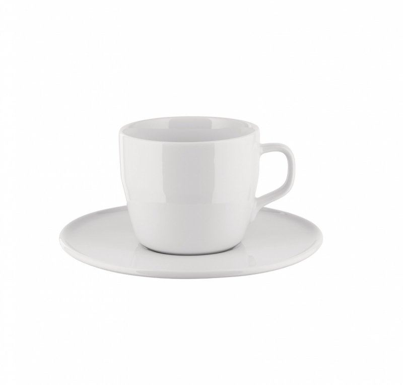Alessi ITSUMO Filiżanka ze Spodkiem do Kawy 150 ml / Biała