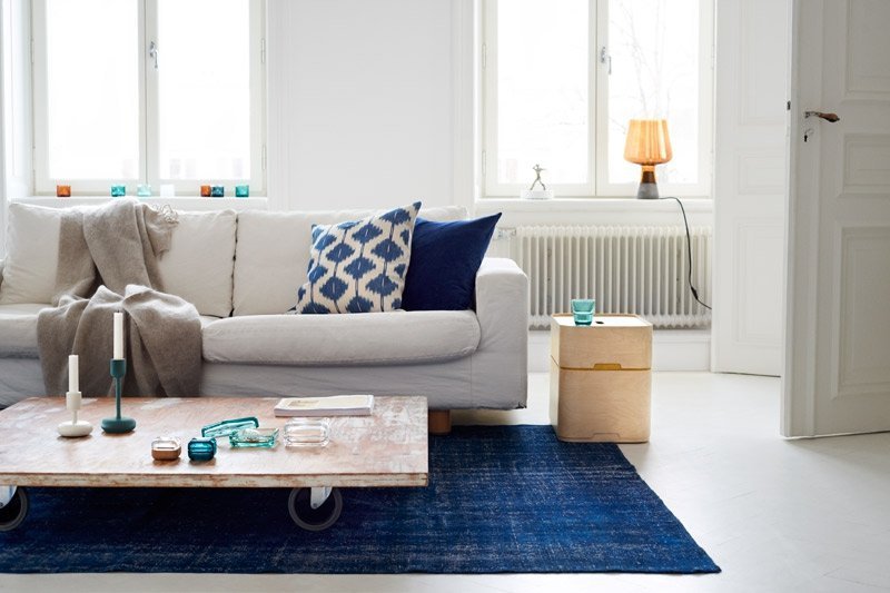 Iittala NAPPULA Świecznik Wysoki / Mosiądz Polerowany