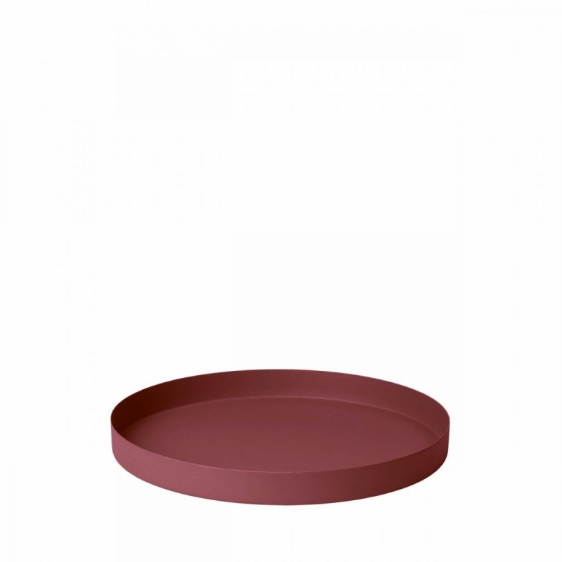 Blomus REO Okrągła Taca Dekoracyjna 30,5 cm / Brązowa Rustic Brown