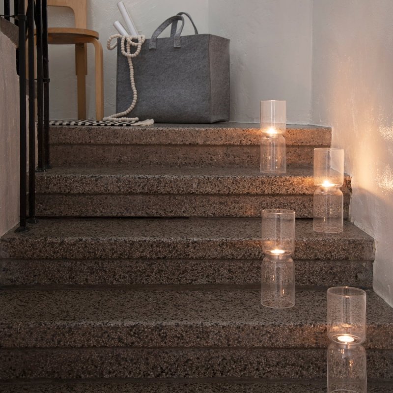 Iittala LANTERN Świecznik 25 cm Przezroczysty