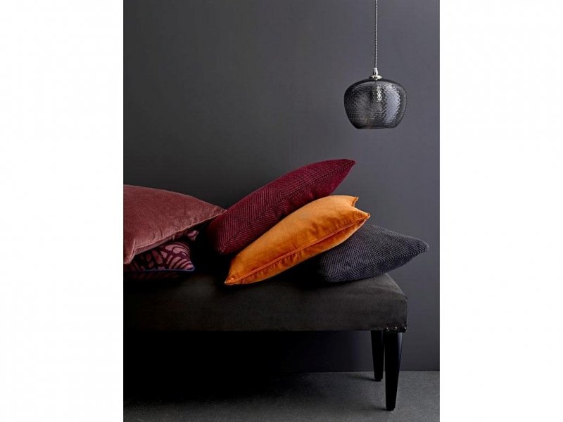 SÖDAHL Deco Leaves - Poduszka Dekoracyjna 50x50 cm Indigo