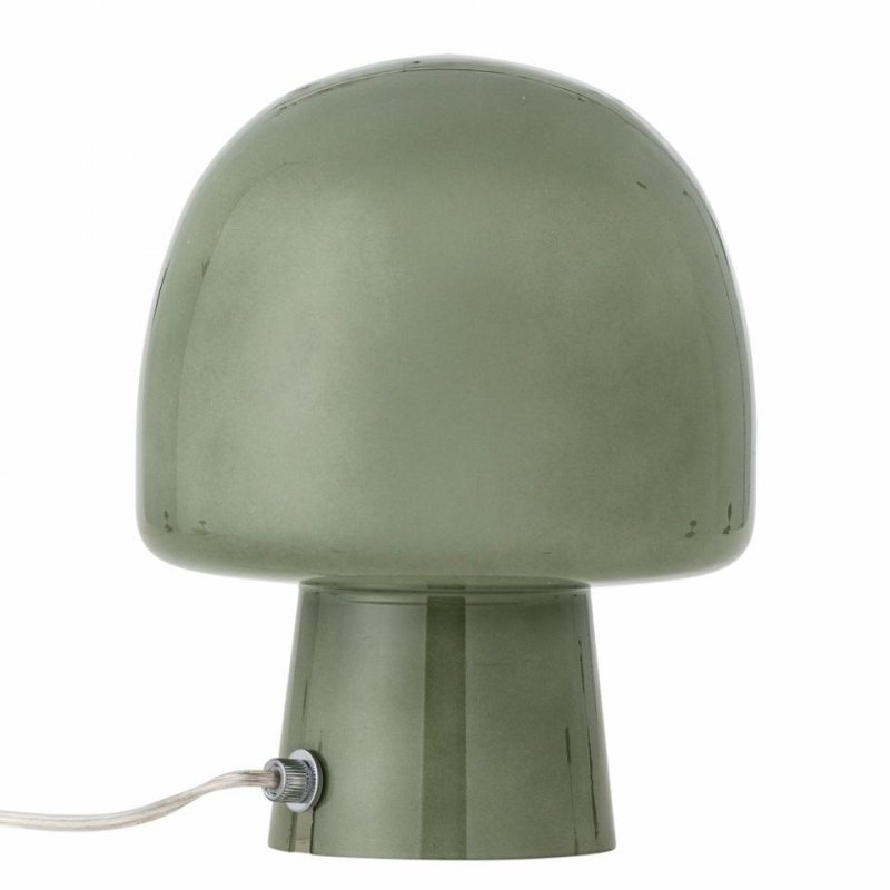 Lampa stołowa Paddy Bloomingville z ciemnoniebieskiego szkła o zmiennym kolorze