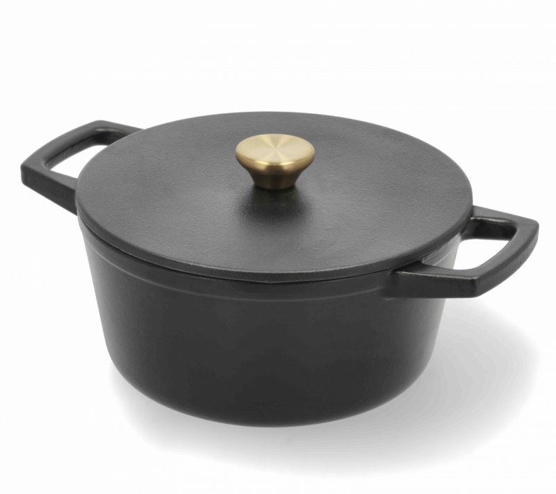 Holm CAST IRON Garnek Żeliwny 3,6 l / Czarny