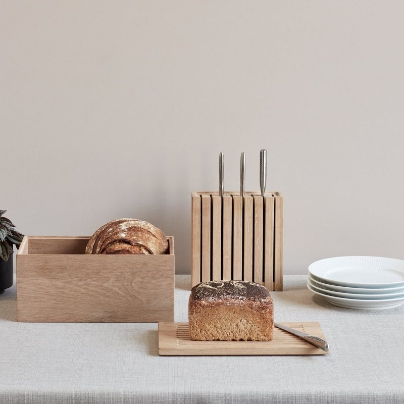 Andersen Furniture OAK Chlebak - Dębowy Pojemnik na Pieczywo