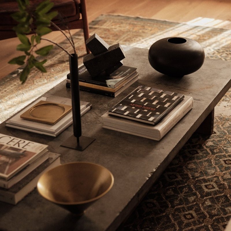 Menu STANCE Wazon do Kwiatów 40 cm / Czarny Mosiądz