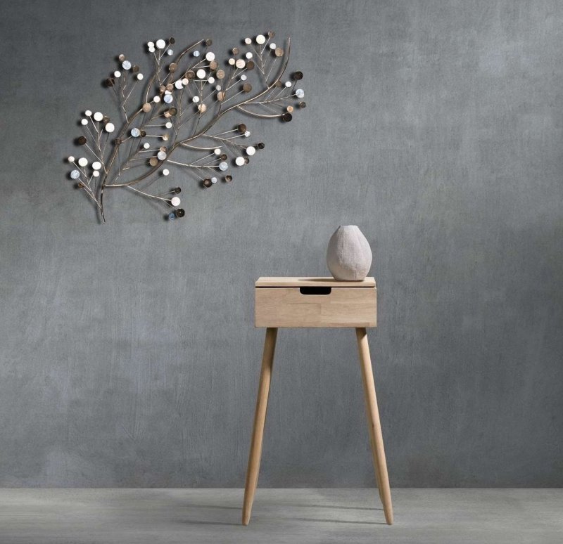 Villa Collection SCANDI Wazon do Kwiatów 19 cm Jasnoszary