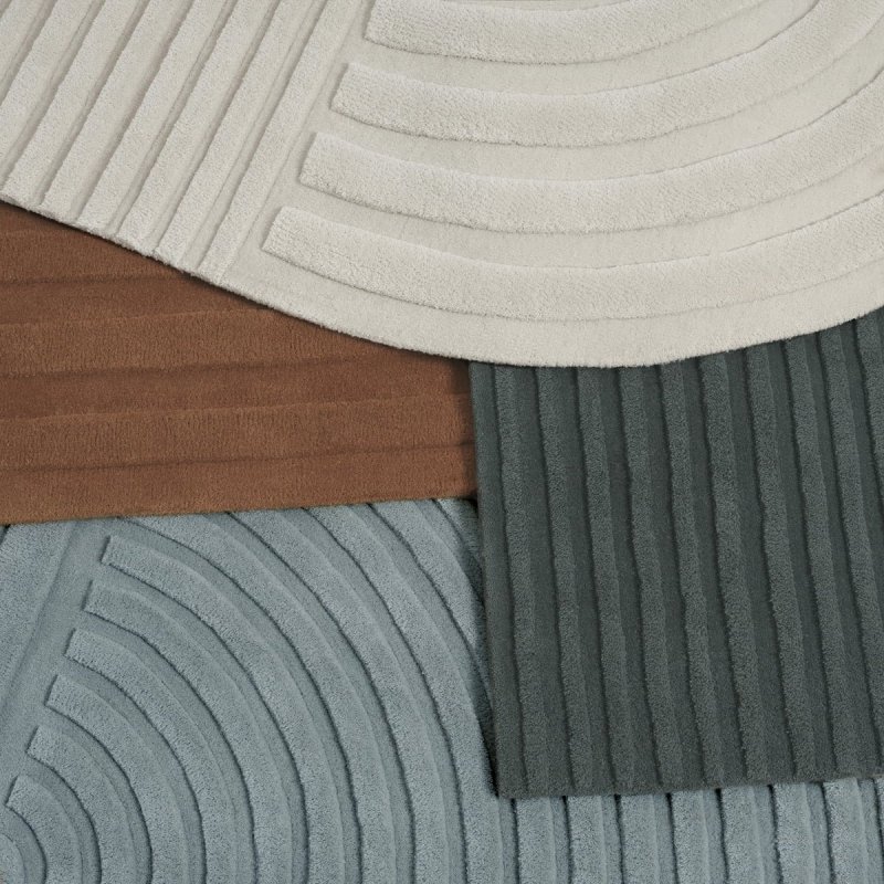 Muuto RELEVO Dywan Wełniany 170x240 cm / Jasnoróżowy