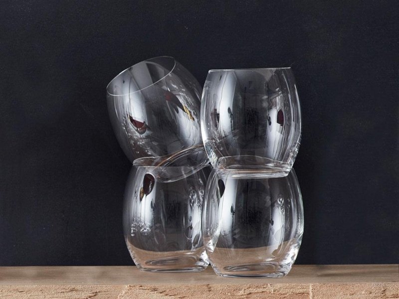 Bitz GLASS Szklanki do Wody 530 ml 4 Szt.
