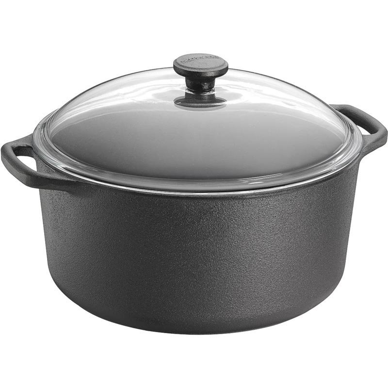 Skeppshult CLASSIC Garnek Żeliwny ze Szklaną Pokrywką 7 l