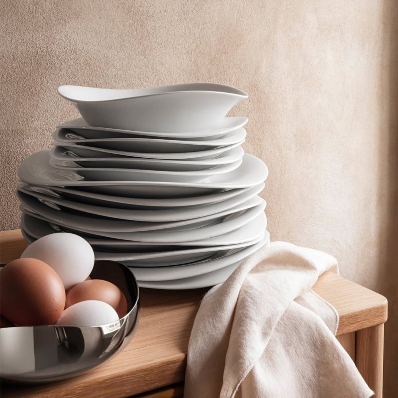 Georg Jensen COBRA Stalowa Misa do Serwowania 16 cm / Srebrna Polerowana