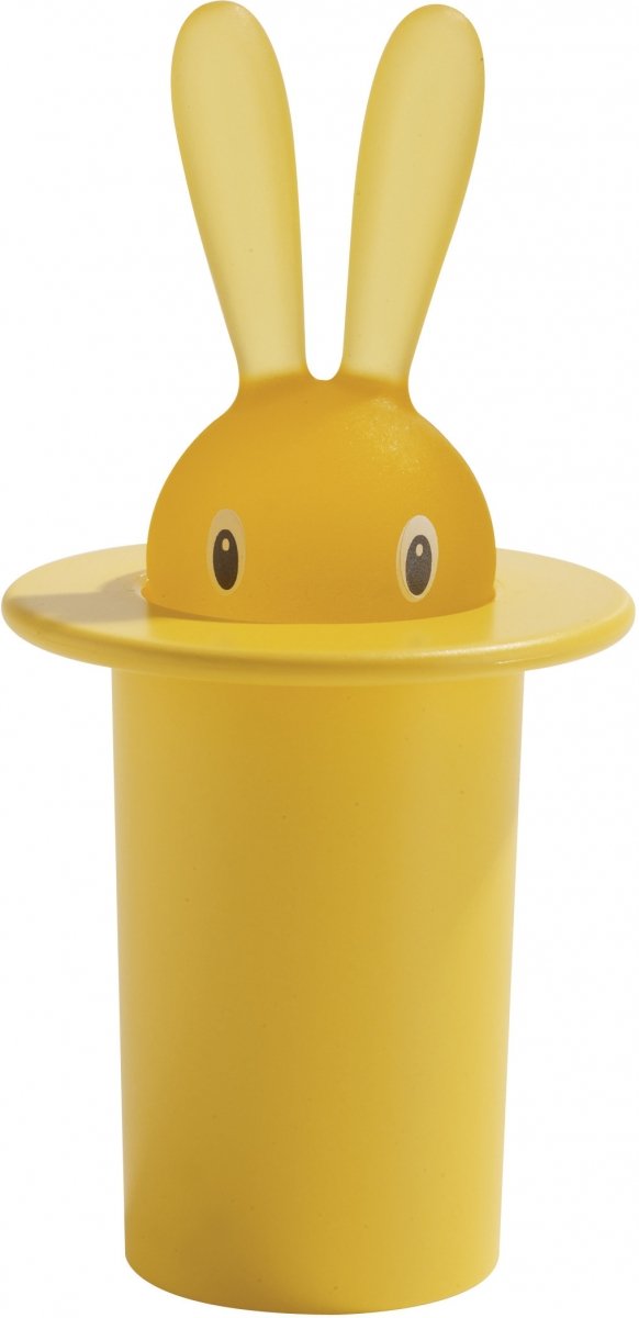 Alessi MAGIC BUNNY Pojemnik na Wykałaczki / Żółty