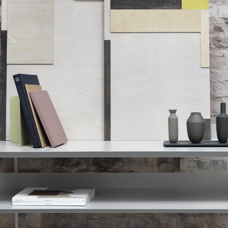 Muuto COMPILE Podpórka do Książek - Green-Beige