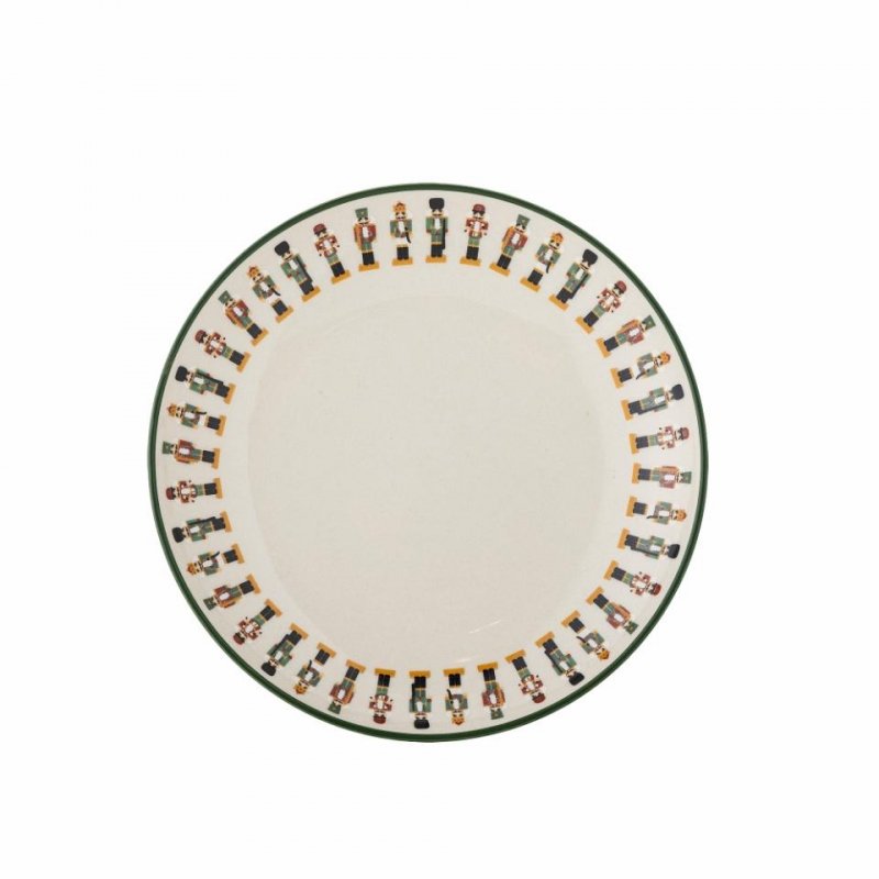 Bloomingville CHRISTMAS JOLLY Świąteczny Talerz Deserowy 16 cm / Zielony
