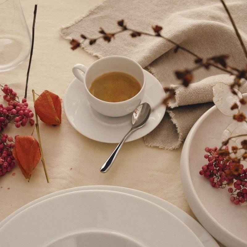 Alessi LA BELLA TAVOLA Filiżanka do Kawy Espresso 80 ml 4 Szt. / Biała