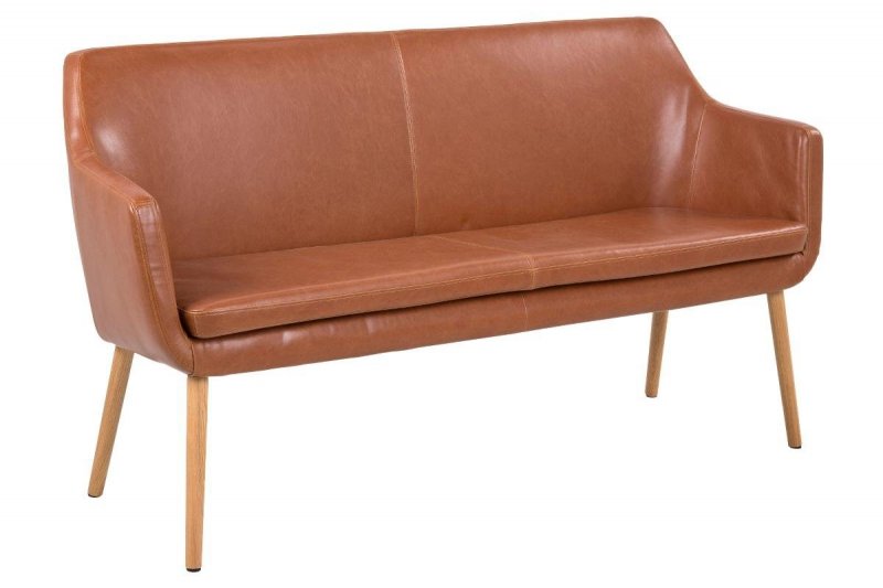 Villa Collection NORDIC Kanapa 2-Osobowa Brązowa