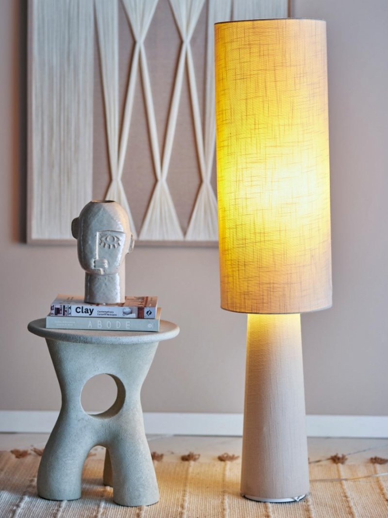 Bloomingville EMMIE Lampa Podłogowa 120 cm / Lniana