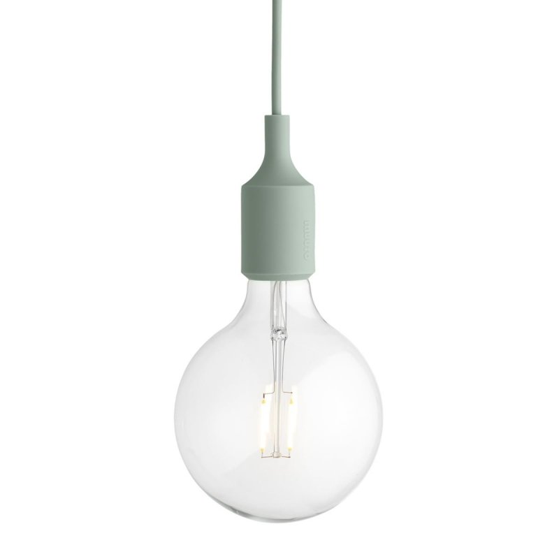 Muuto E27 Lampa Wisząca Żarówka LED Jasnozielona