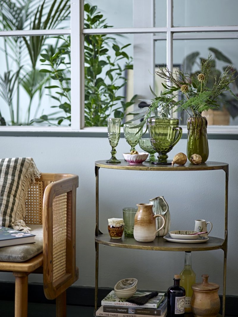 Bloomingville RAMINO Stolik Barowy / Odcień Mosiądzu