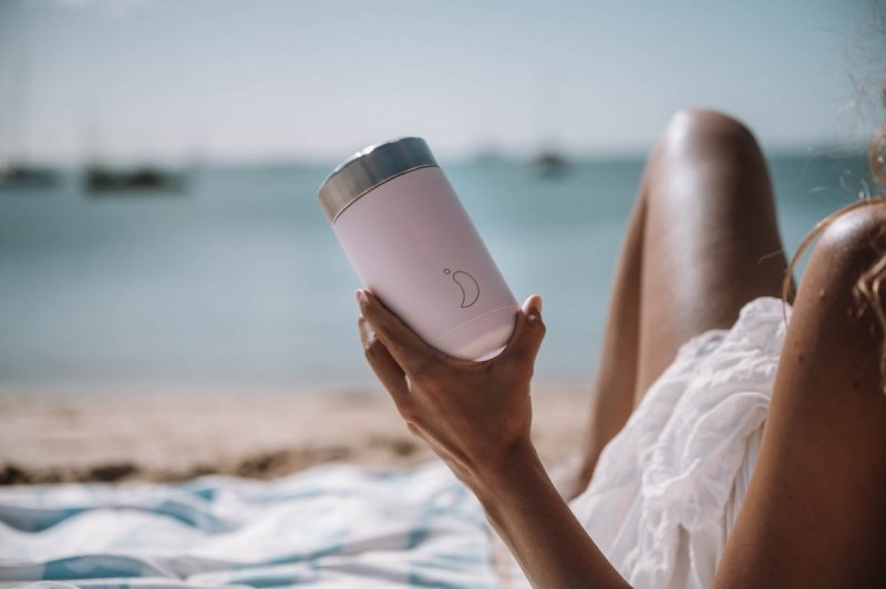 Chilly's PASTEL Pojemnik Termiczny na Żywność 500 ml / Srebrny