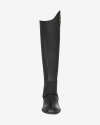 Equestro czapsy unisex short gaiters in soft leather with side zip