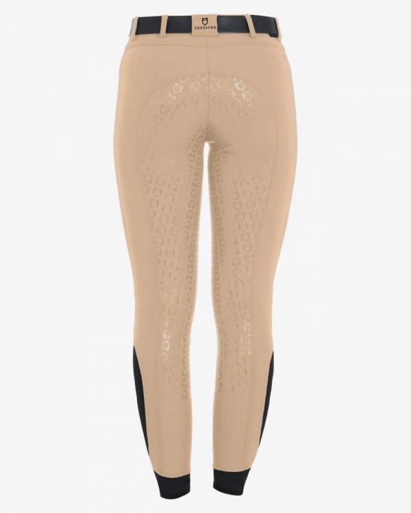 Equestro Women's full grip slim fit breeches incense