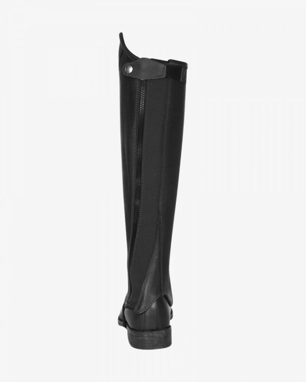 Equestro czapsy unisex short gaiters in soft leather with side zip