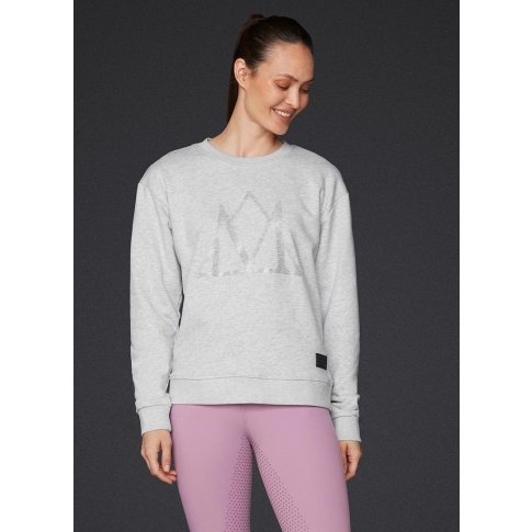 Mountain Horse bluza jeździecka z logo, szary
