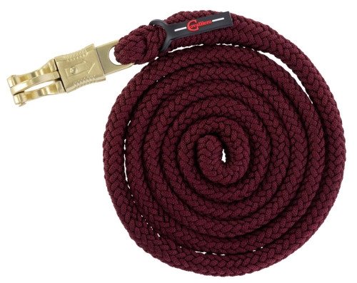 Uwiąz dla konia Classy, bezpieczny karabińczyk, 200 cm, Covalliero bordo