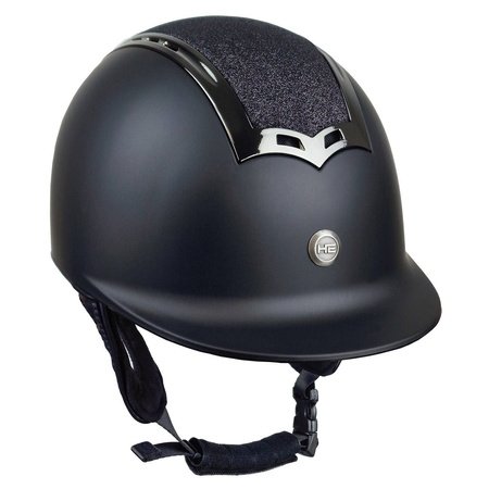 Kask Horsenjoy Genius Glitter, czarny