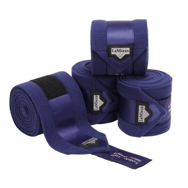 Bandaże polarowe LeMieux &quot;Loire Polo Satin&quot; Ink Blue, L