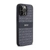 DKNY Leather Mono Stripe & Metal Logo - Etui iPhone 14 Pro Max (czarny)