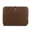 Guess Quilted 4G Sleeve - Etui na notebooka 13 / 14 (brązowy)