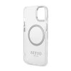 Guess Metal Outline MagSafe - Etui iPhone 14 Plus (przezroczysty / srebrny)