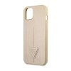 Guess Saffiano Triangle Logo Case – Etui iPhone 14 (beżowy)