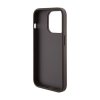 Guess Grip Stand 4G Triangle Strass Logo - Etui iPhone 15 Pro (brązowy)