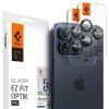 Spigen Optik Pro GLAS.TR EZ Fit Camera Protector 2-Pack - Szkło ochronne na obiektyw do iPhone 15 Pro / 15 Pro Max / iPhone 14 P