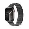 Crong Melange - Pasek magnetyczny do Apple Watch 44/45/46/49 mm (czarny melanż)